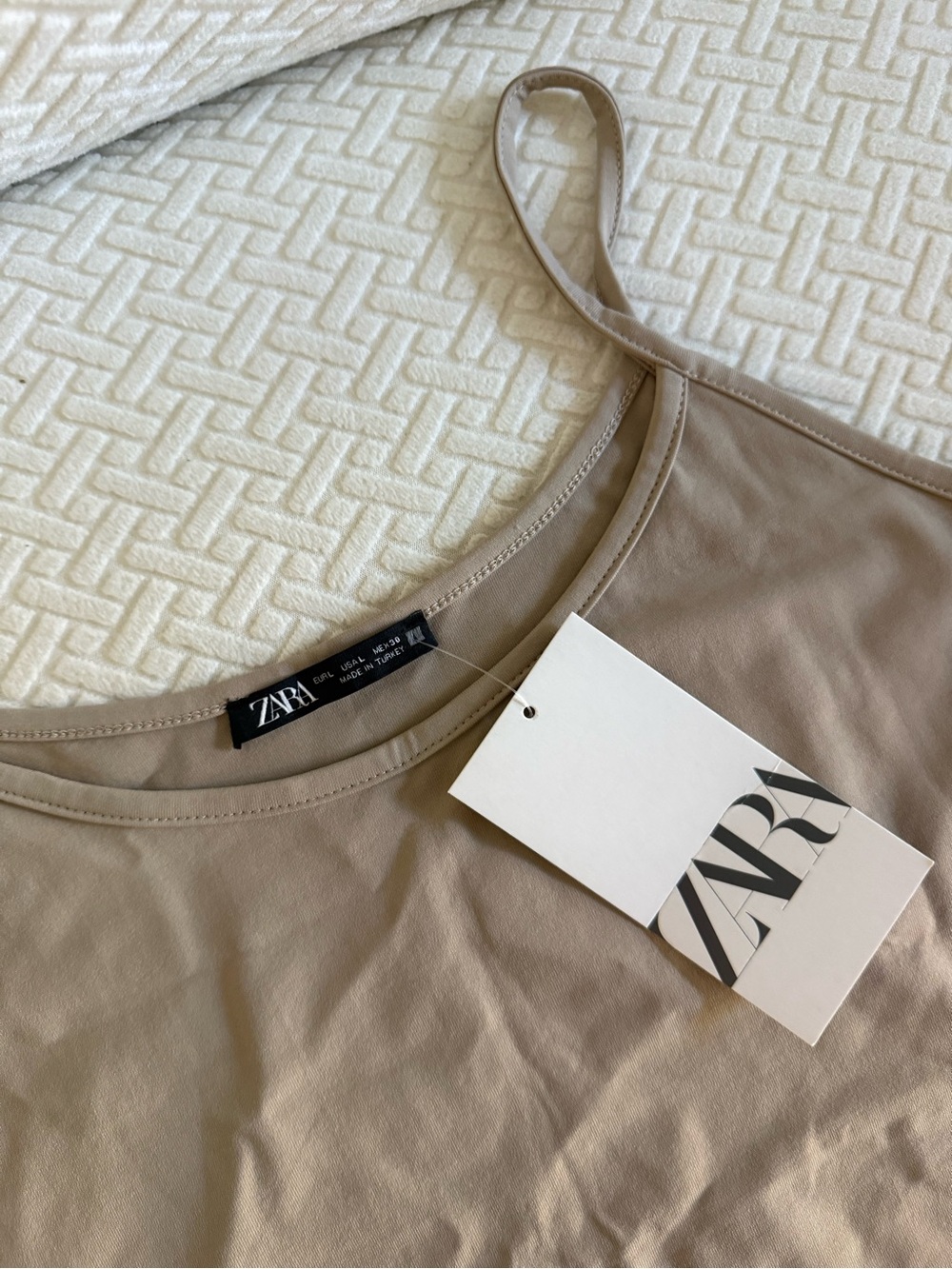 Zara Thin Strap Polyamide Tank Top
